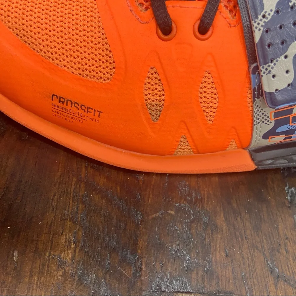 Reebok Men’s Crossfit Lifter 2.0 Electric Peach 9.5 Blue Camo